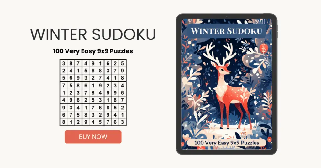 Winter Sudoku: 100 Very Easy 9x9 Puzzles